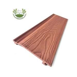 Plain Red Exterior Cladding – Outdoor Wood Substitute - Image 1