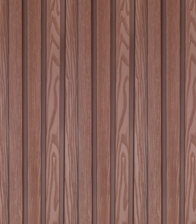 Brown 3D FL086 تكسيات خارجية جدارية