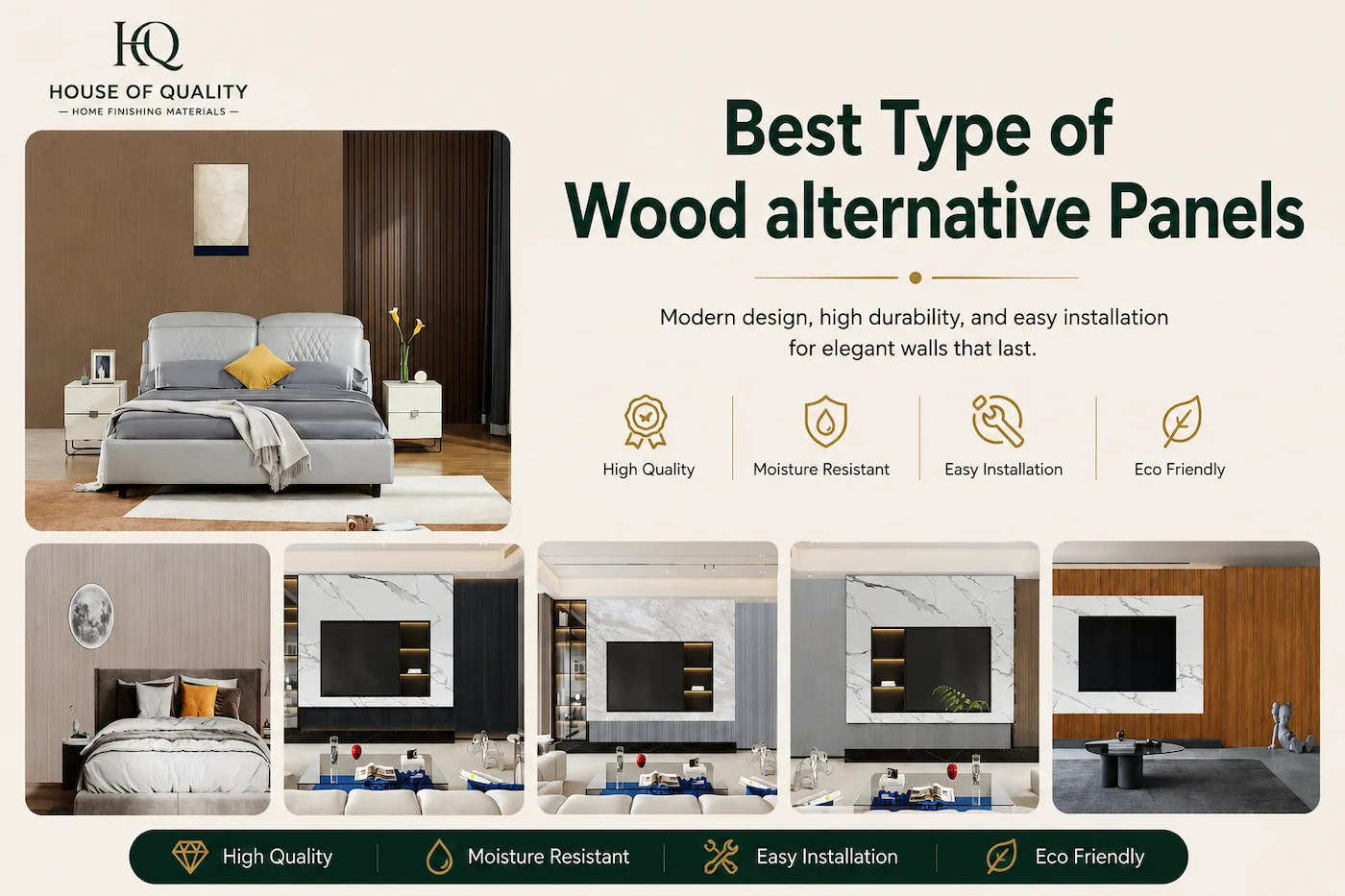 Best Type of Wood alternative Panels