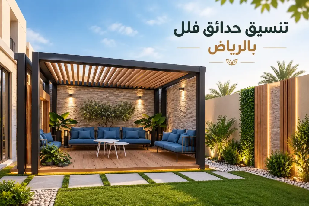 تنسيق حدائق فلل بالرياض