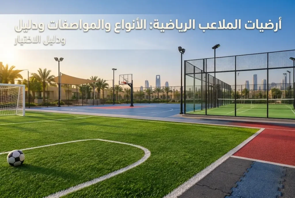 ارضيات الملاعب الرياضية