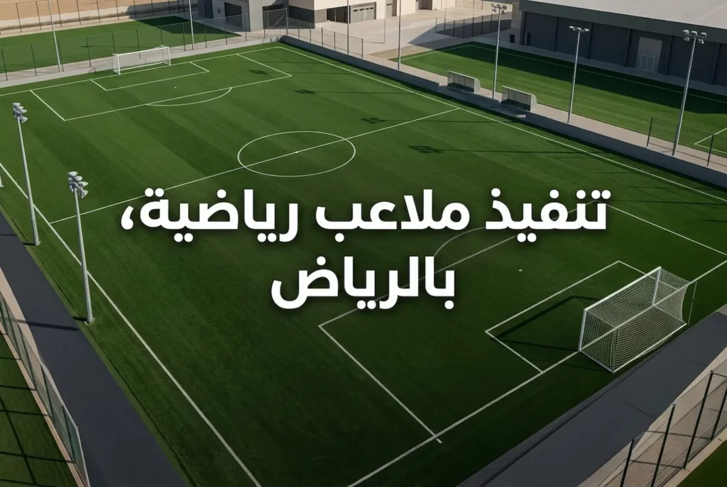 تنفيذ ملاعب رياضية بالرياض